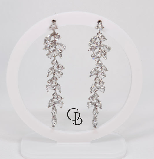 Boucles d’oreilles mariage "Carya"