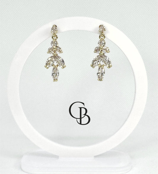 Boucles d’oreilles cristal "Anis"